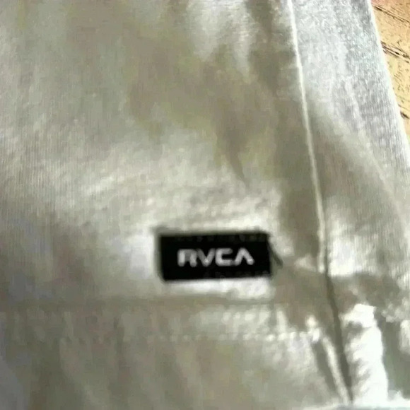 RVCA BOYS POLO SHIRT SOFT BLUE/Green - Picture 5 of 7